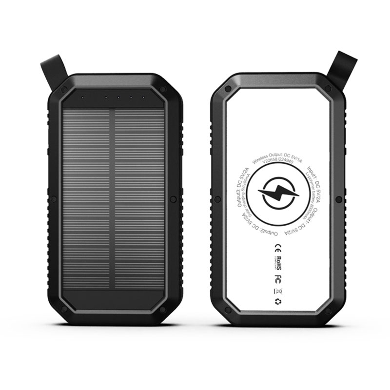 Solar Power Bank 20000mAh ရေစိုခံပါတယ်။