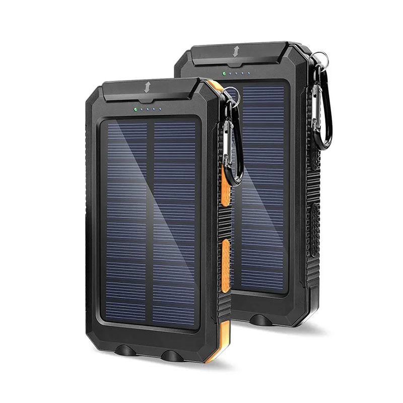 ဆဲလ်ဖုန်းအတွက် 20000mAh Solar Power Bank အမြန်အားသွင်းပါ။